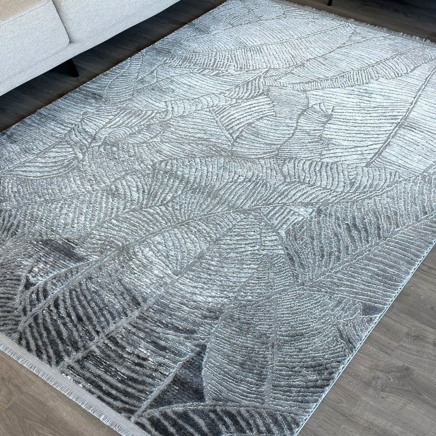 Ковер Марсель NP 425 0,8х1,5 м серый