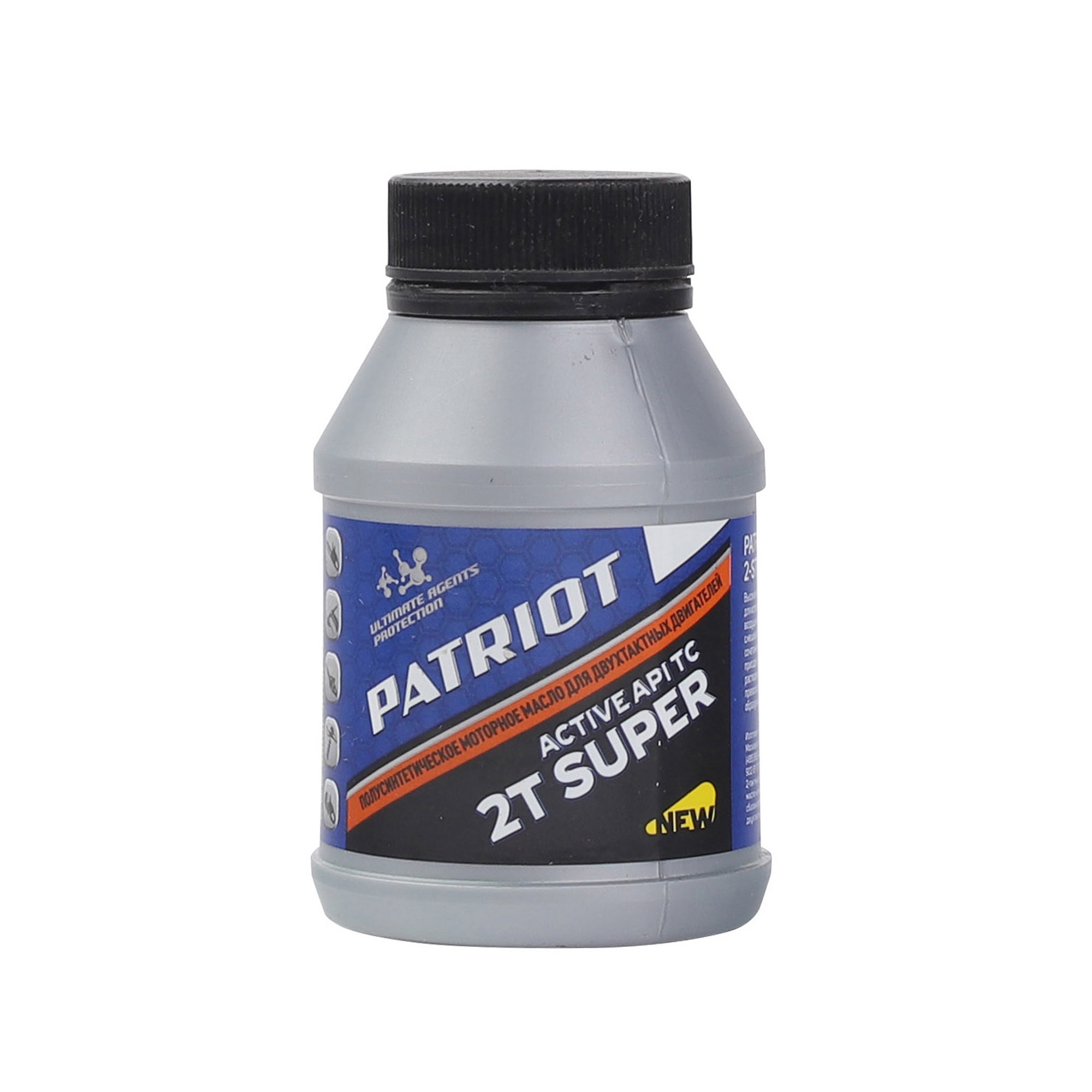 Масло моторное полусинтетическое 2Т Patriot Super Active 100 мл