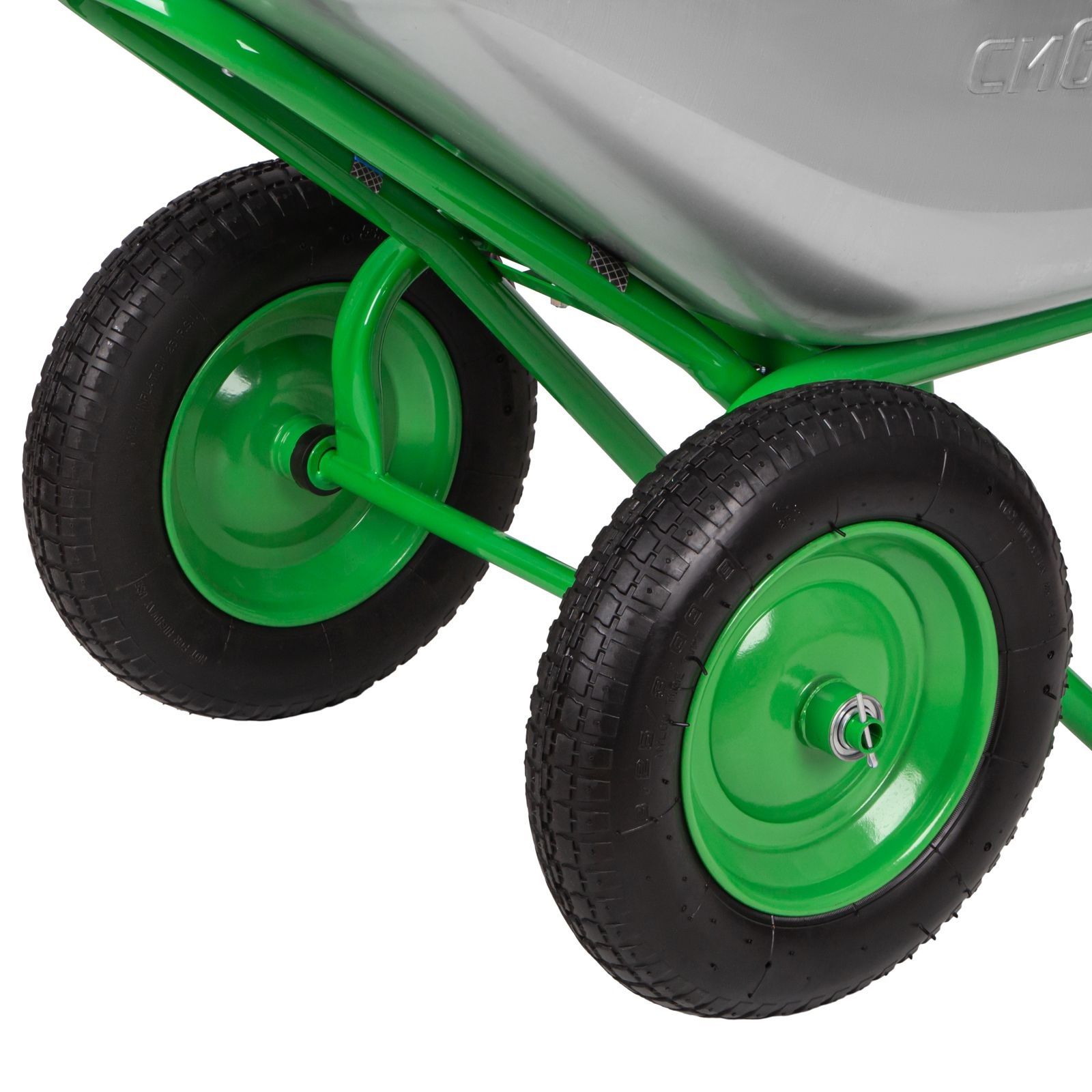 Тачка садовая двухколесная 230 кг 90 л Сибртех 689643