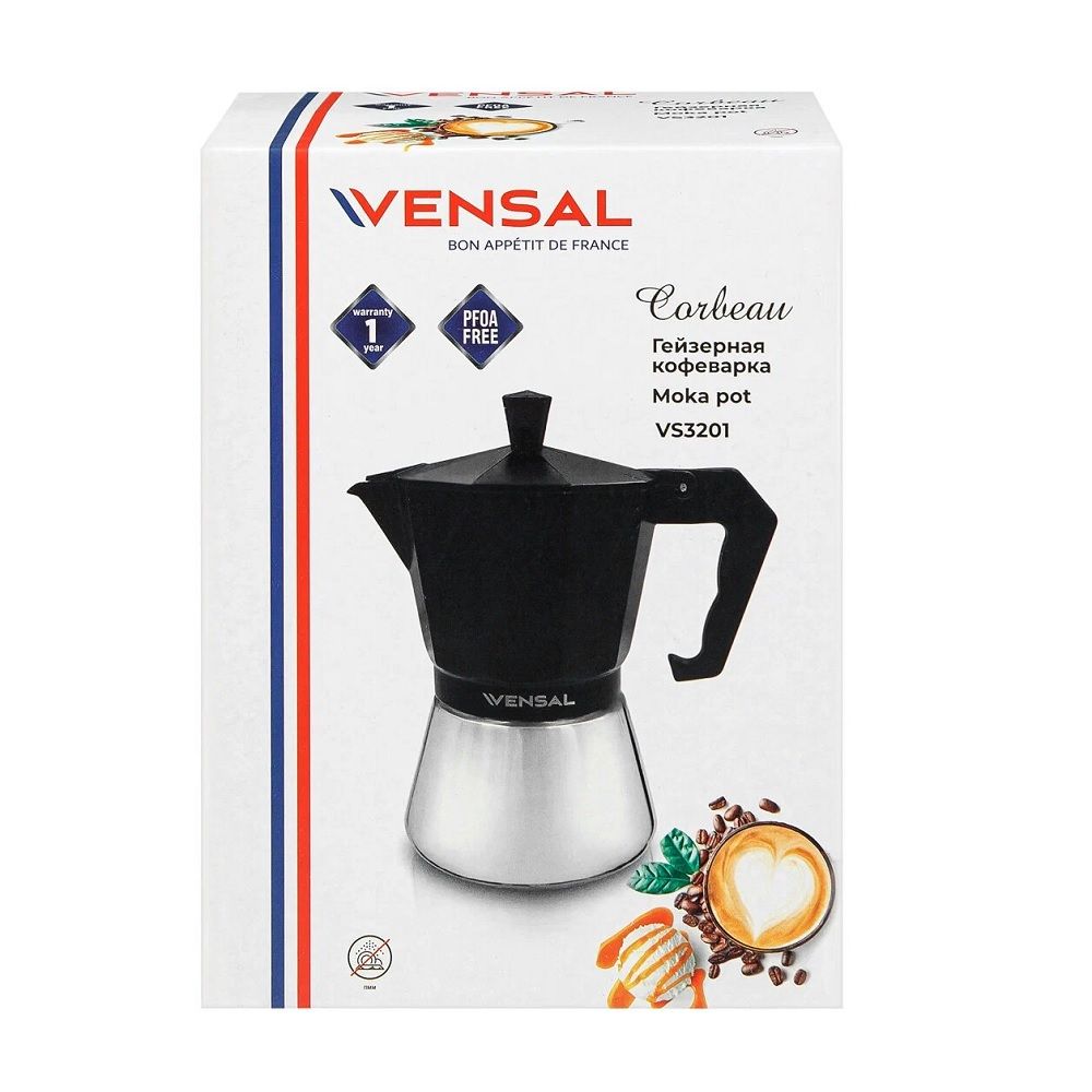 Гейзерная кофеварка 6 чашек Vensal
