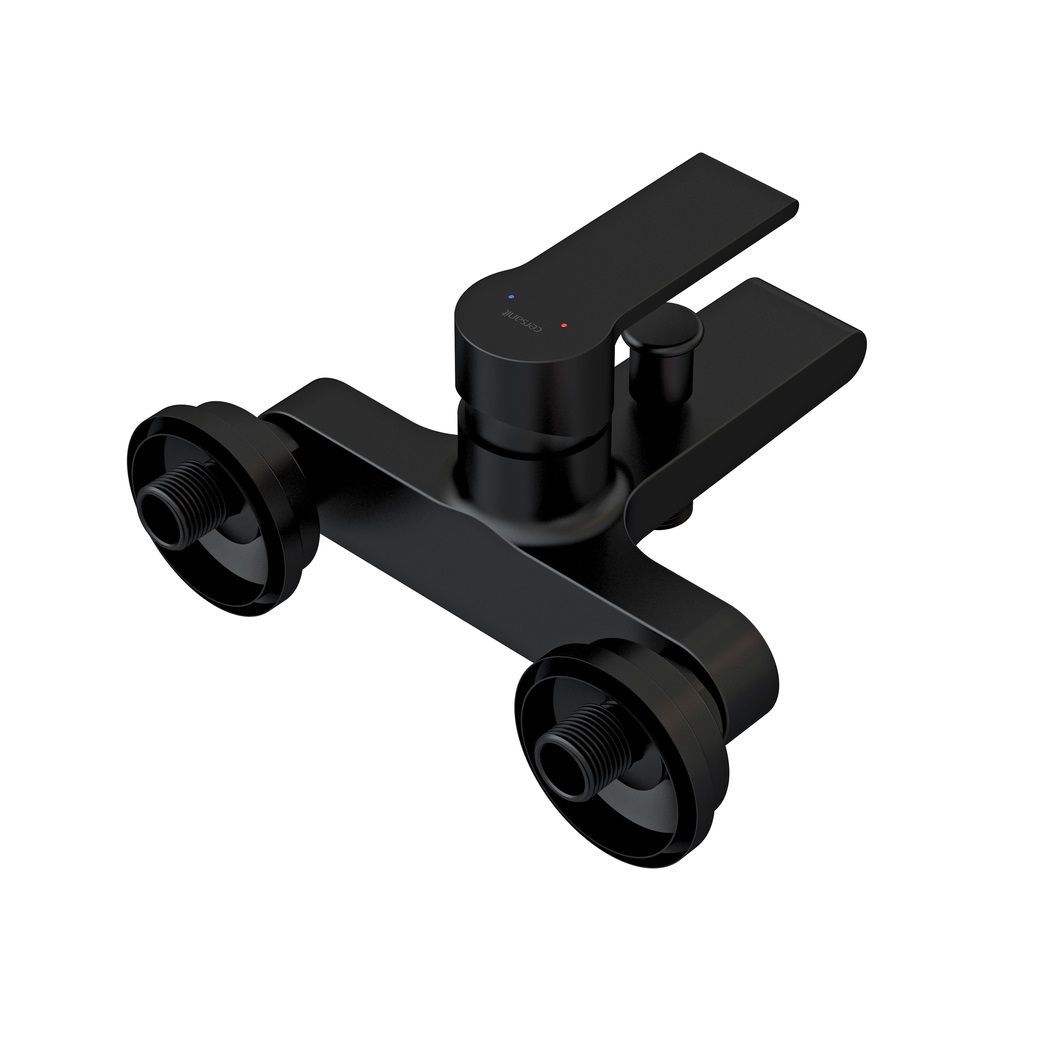 Смеситель для ванны Brasko Black однорычажный черный