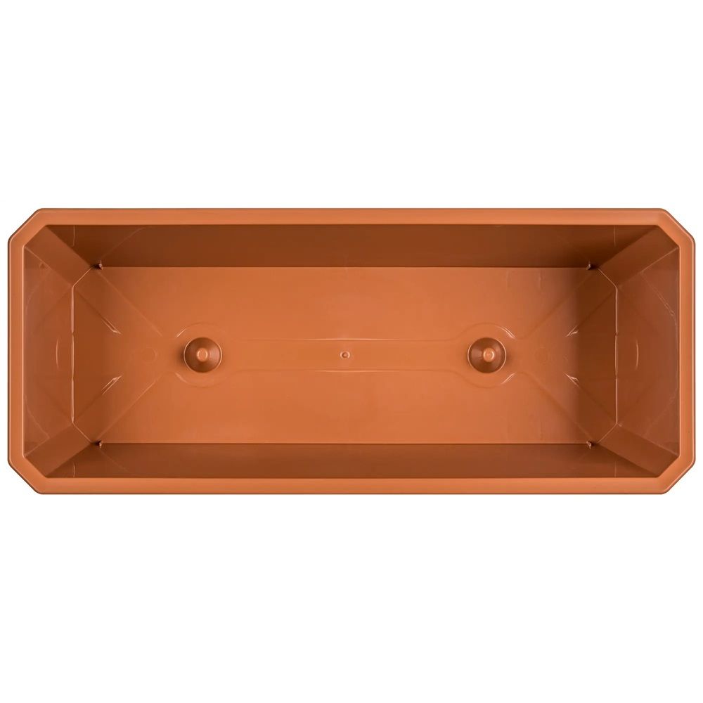 Ящик балконный без поддона терракот 40 см