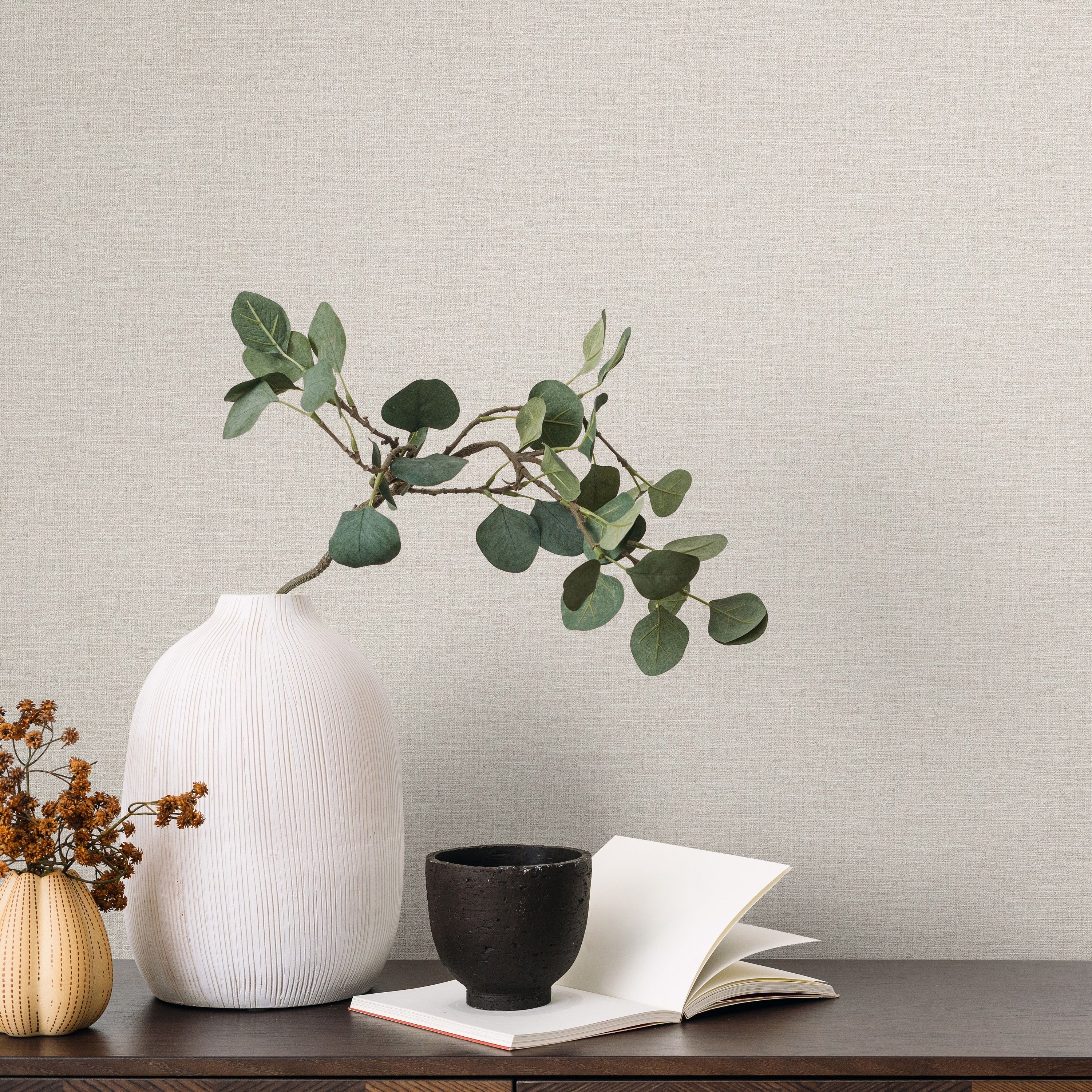 Обои Ateliero Cafe 589702 бежевые однотонные 1,06х10,05 м