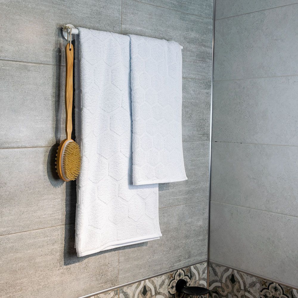 Полотенце махровое Сота 50х90 см белое 420 г/м2