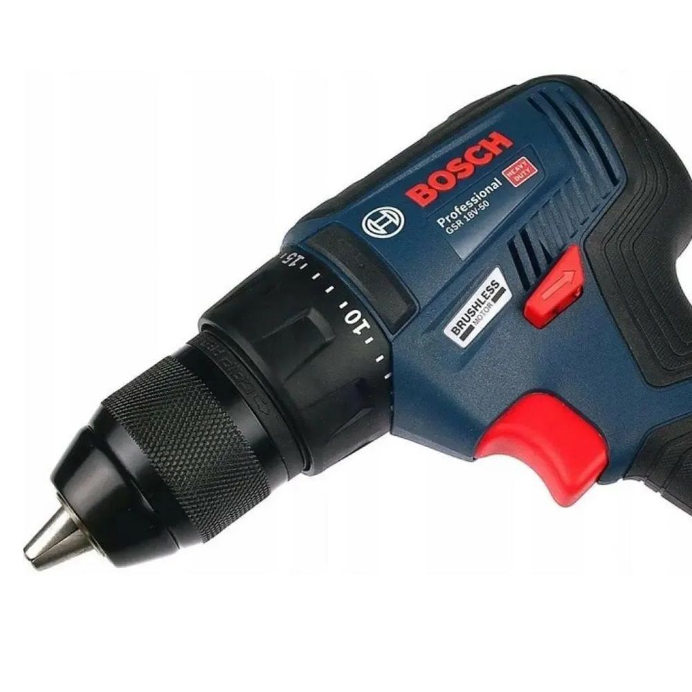 Дрель-шуруповерт аккумуляторная Bosch GSB 18V-50 18В 2х2Ач 50 Нм кейс