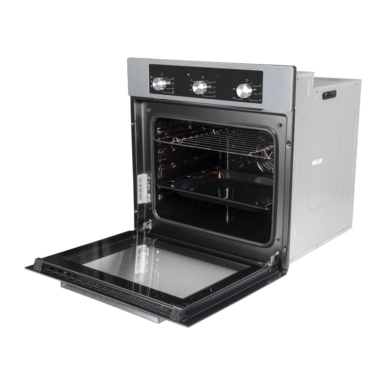 Шкаф духовой электрический Lex EDM 073 Ix 7 функций 595х595х530 мм