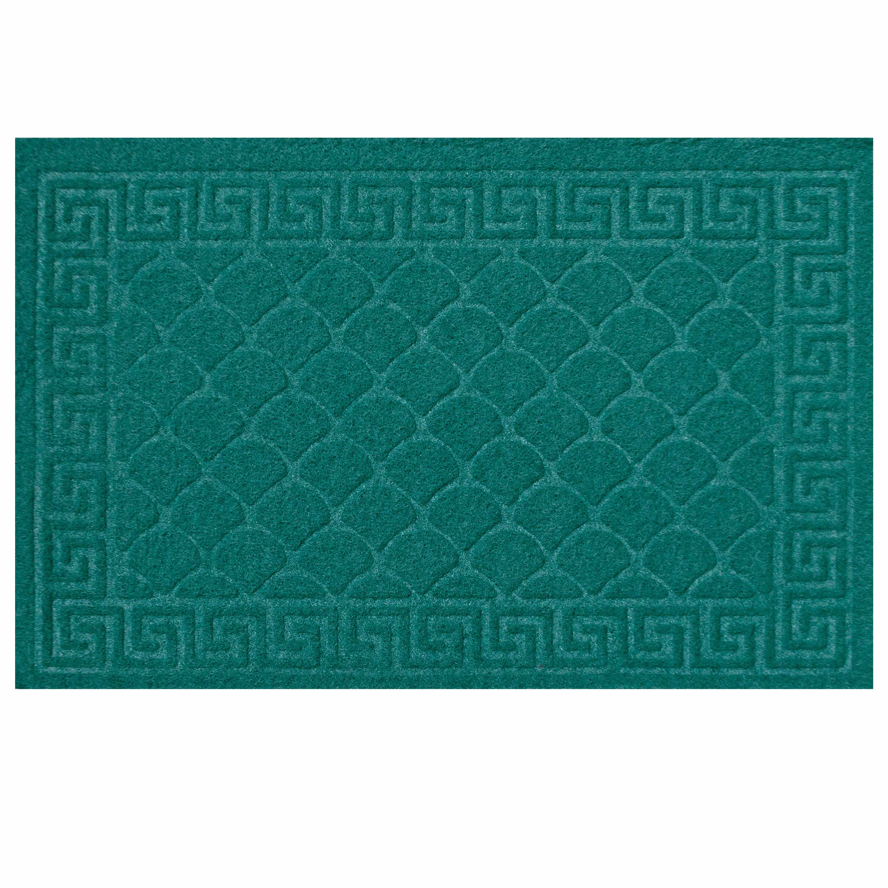 Коврик влаговпитывающий без подложки Авангард 40х60 см зеленый