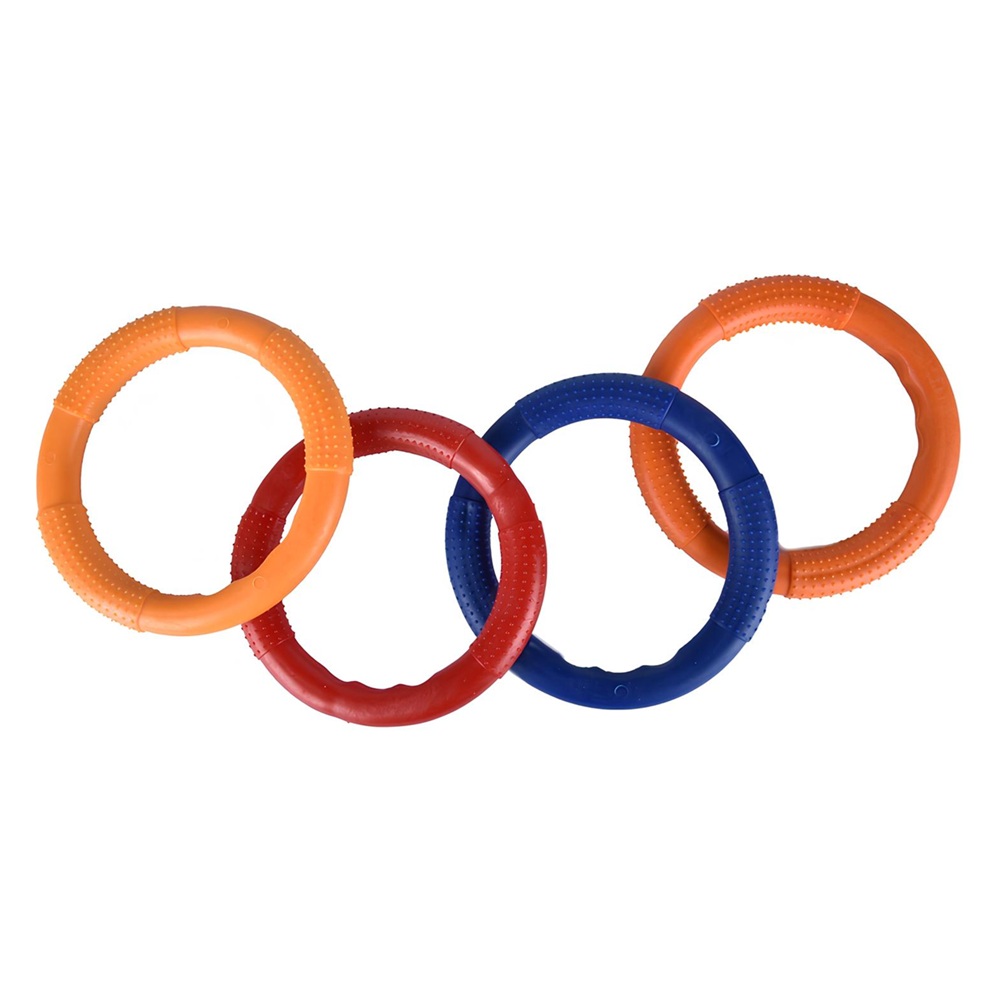 Игрушка для собак Nunbell Кольцо среднее 21,5х2,3 см микс 262688