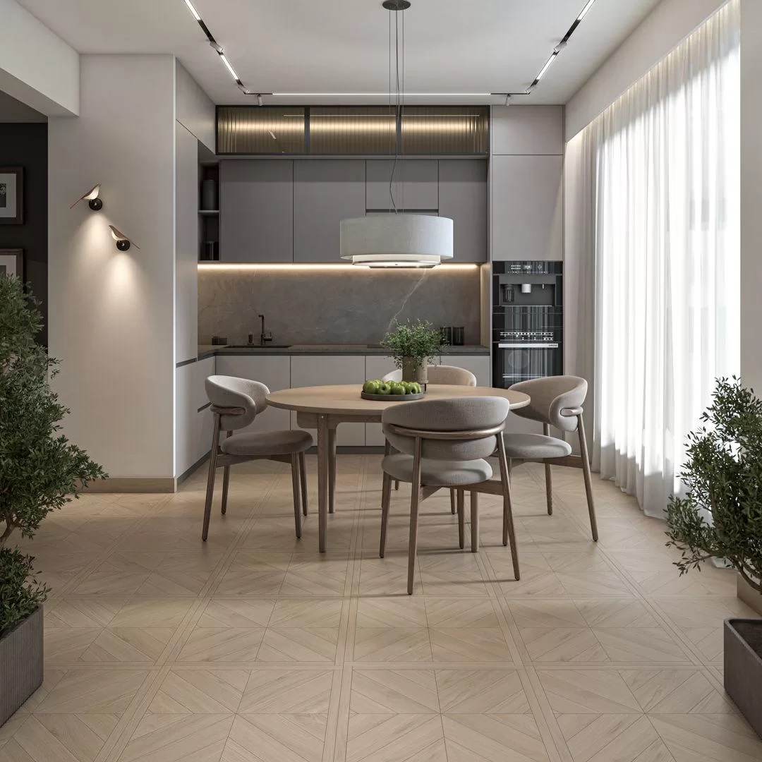 Керамогранит Kerama Marazzi Альберони SG643520R декор 600х600 мм 9 мм св-бежевый 1,44 м2
