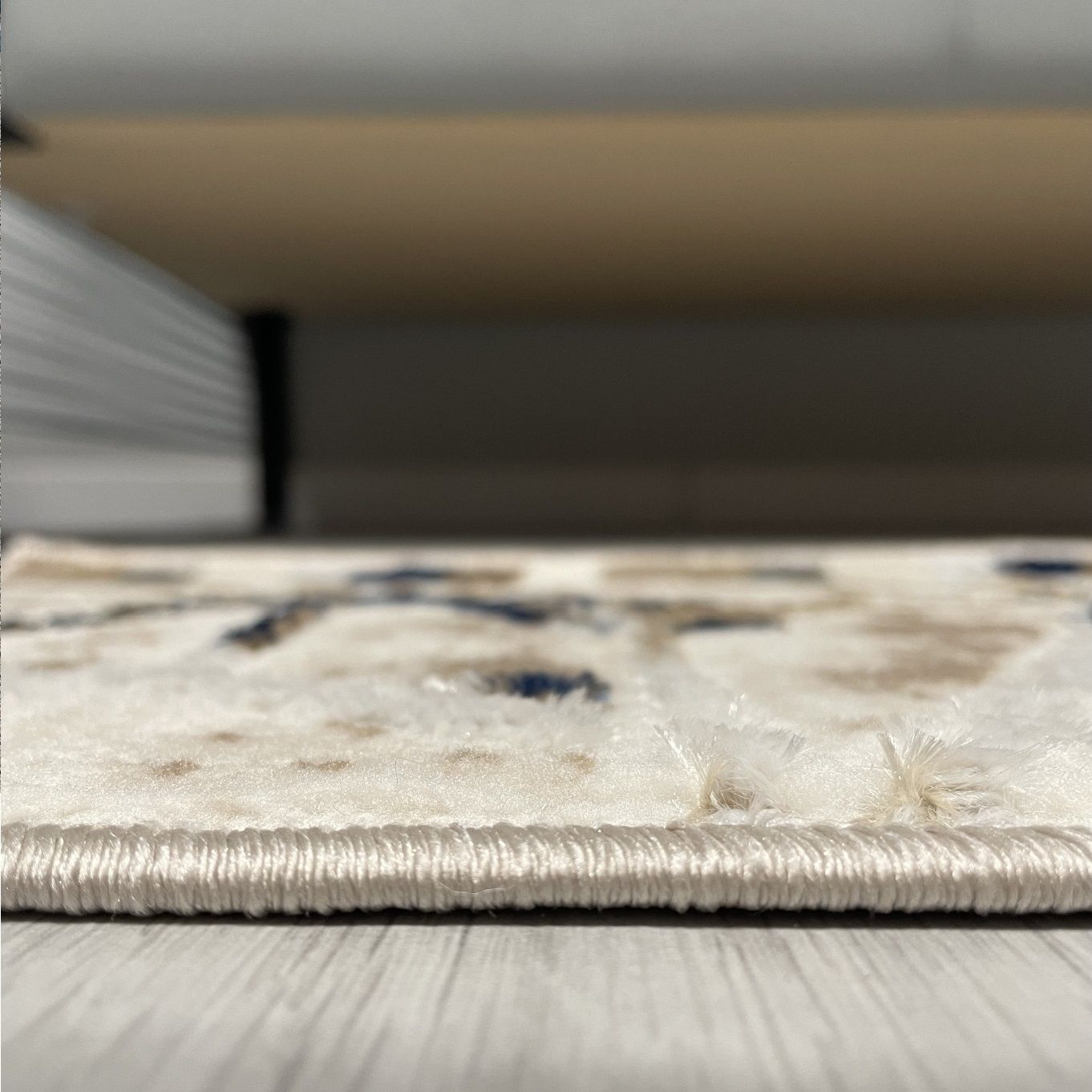 Дорожка ковровая Antep Merinos O1699 630 1,2 м кремово-голубой