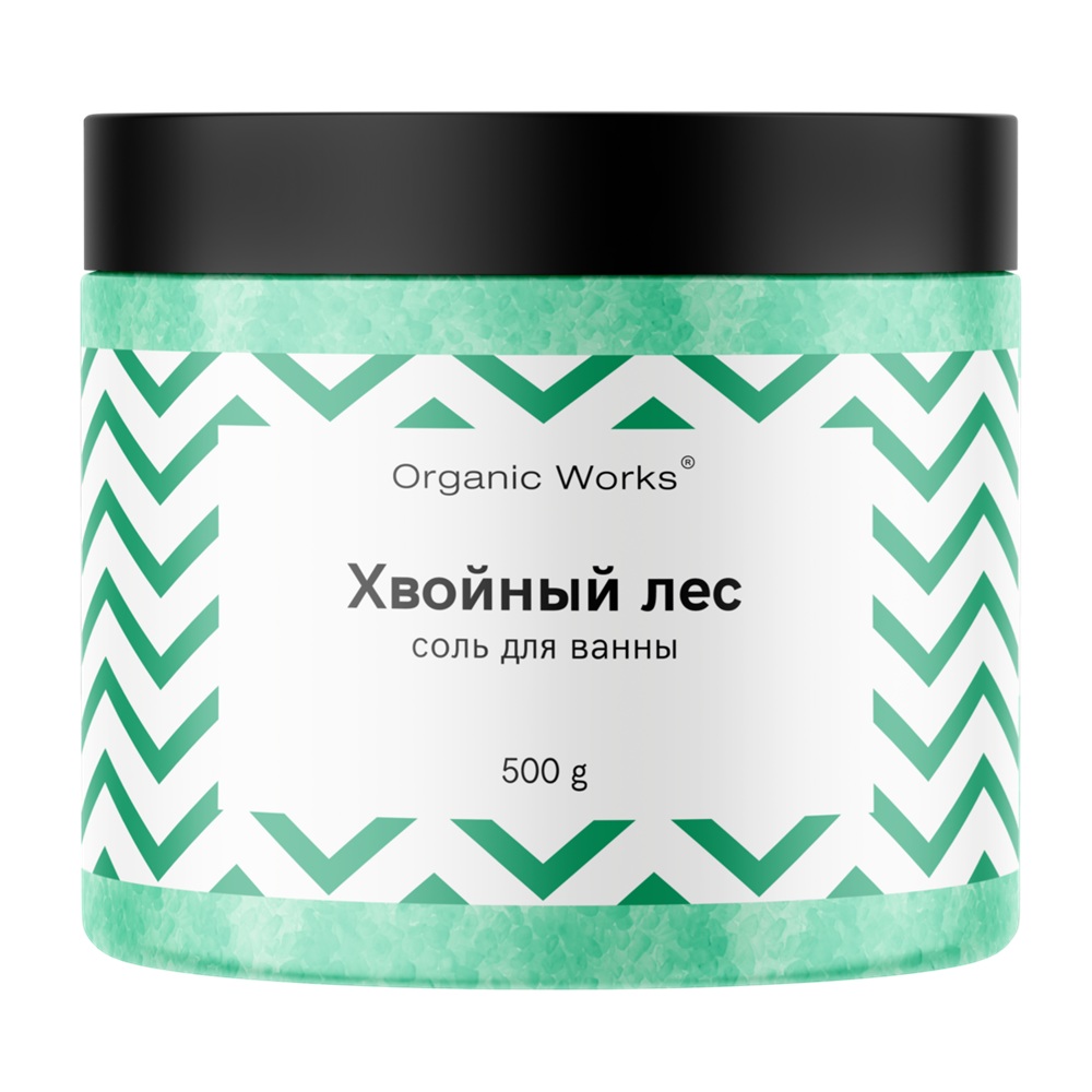 Соль для ванн Organic Works Хвойный лес 500 г