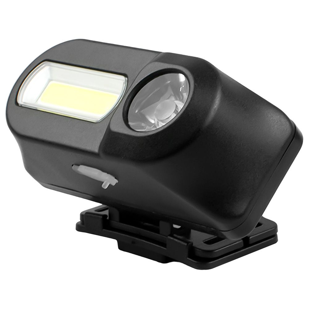 Фонарь налобный LED53763 аккум 3.7В XPE + COB LED 3+3Вт 1 реж. крепл. бокс черн. Ultraflash 14504