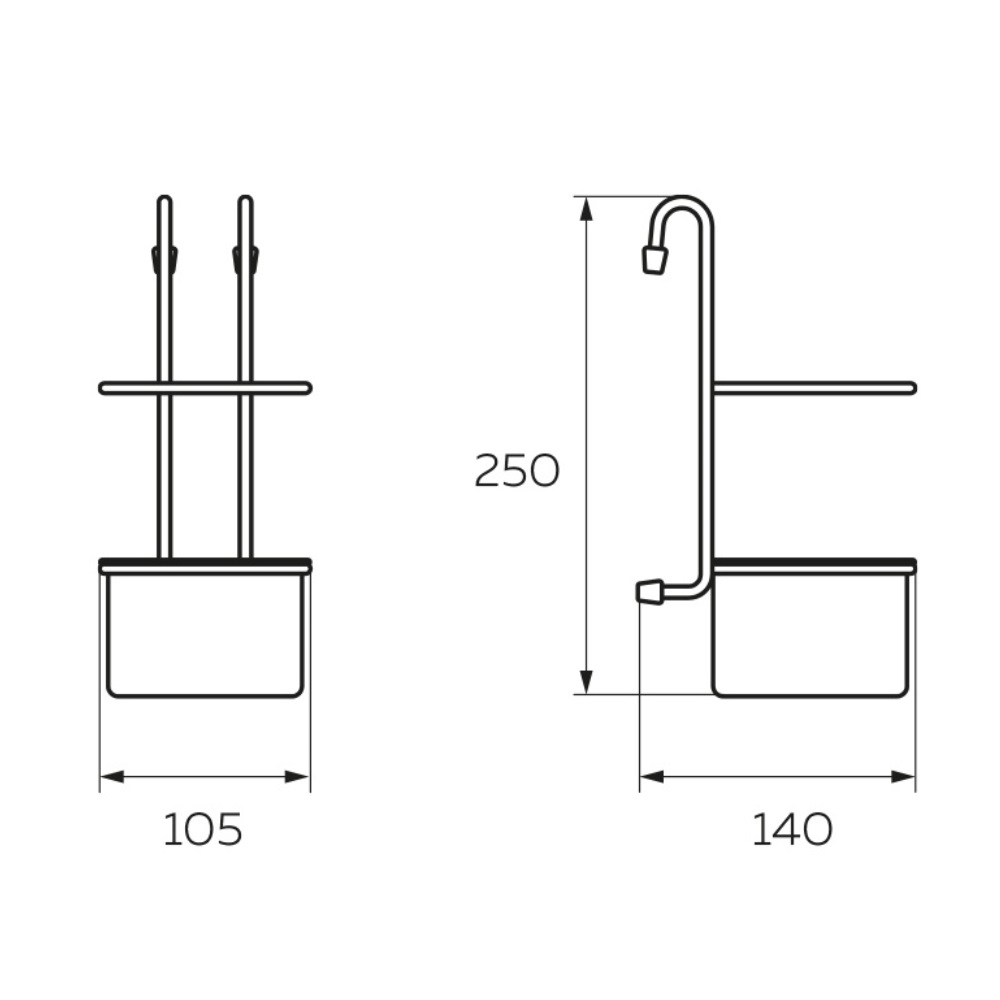 Стакан для столовых приборов, античная бронза