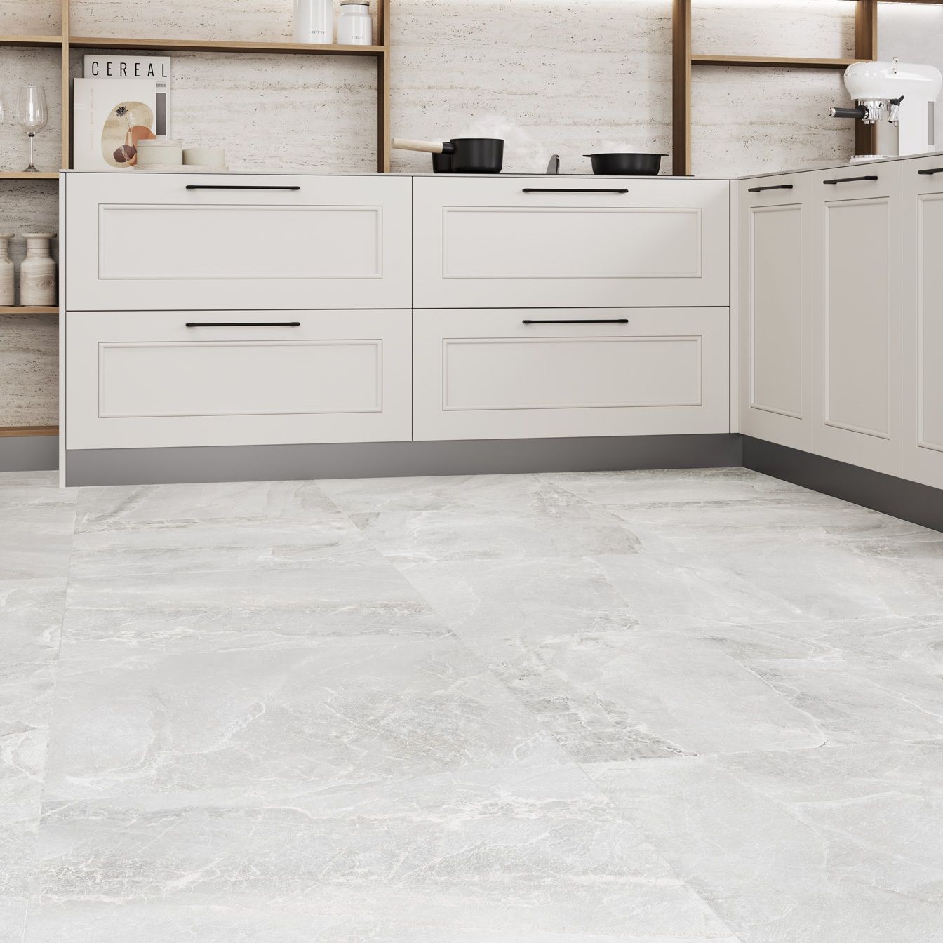 Керамогранит Delacora Infinity Light D60255М 600х600 мм серый матовый 2 сорт 1,44 м2