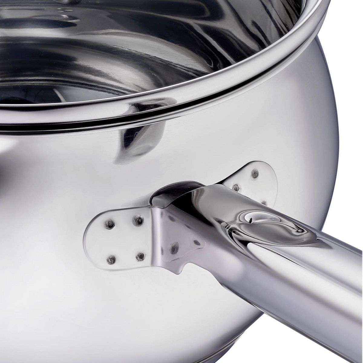 Ковш Regent inox Costo со стеклянной крышкой 2,2 л 16х10 см