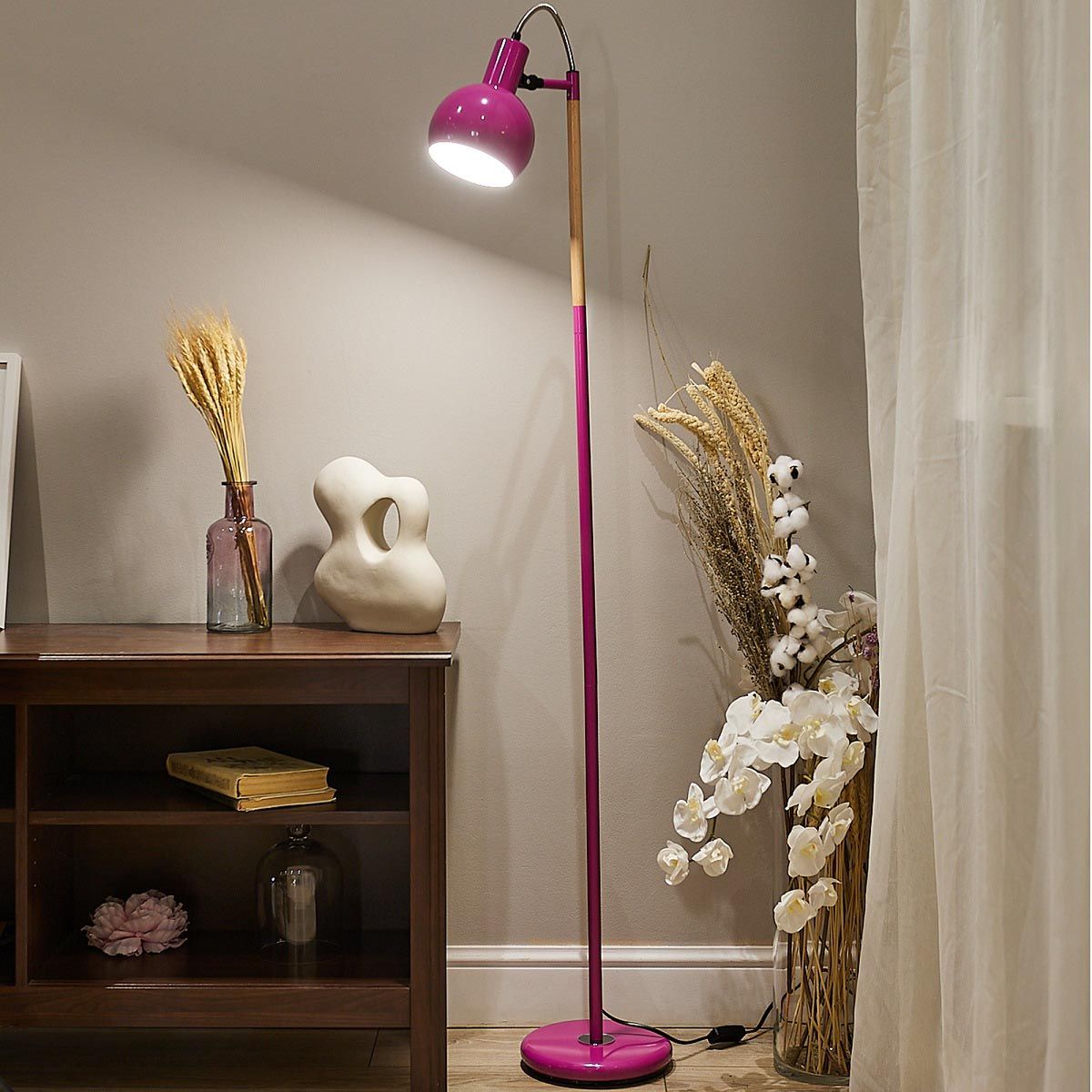 Торшер UML-T702 E14 pink