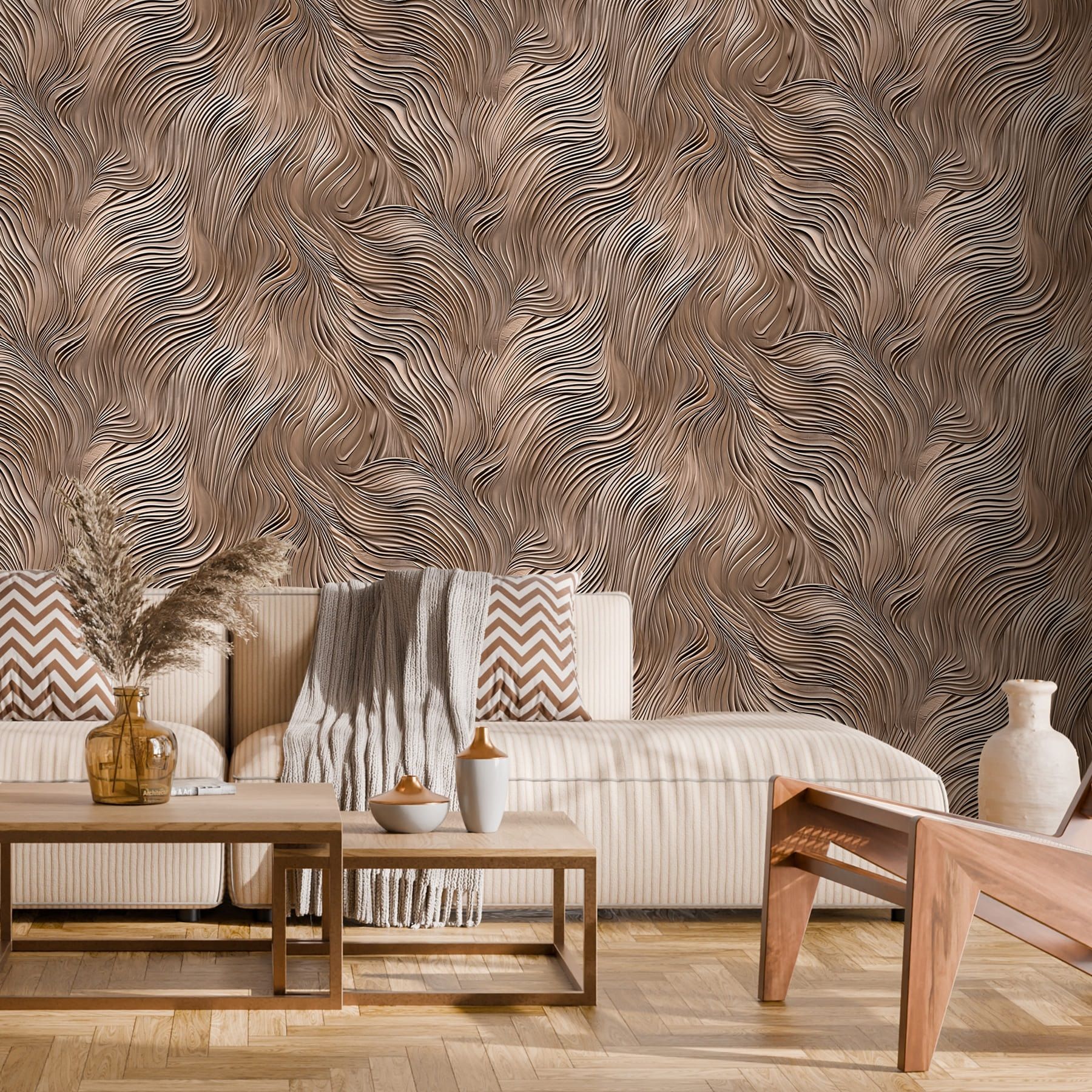 Обои 588048 Victoria Stenova 1,06х10 м Revolute медный