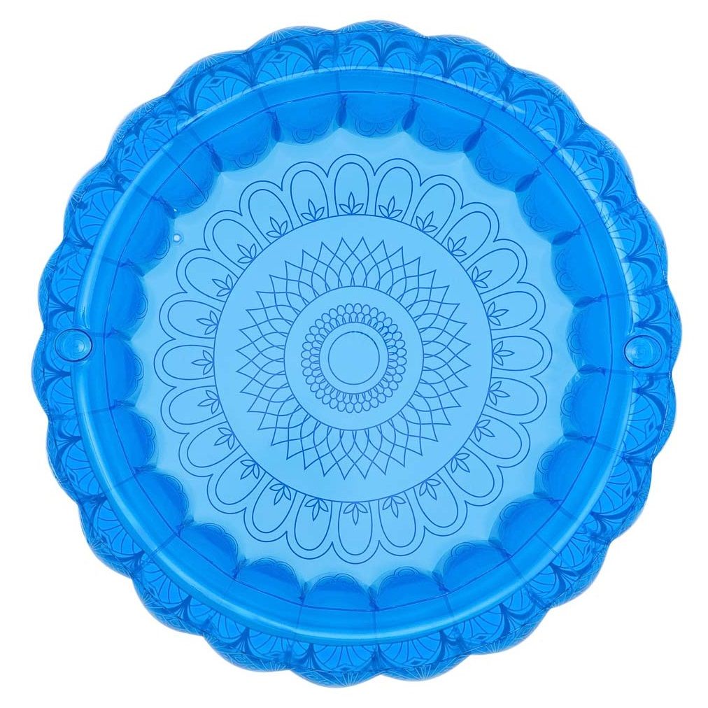 Бассейн надувной круглый 168х53 см 401 л Bestway Bohemian Blue Inflatable 54479