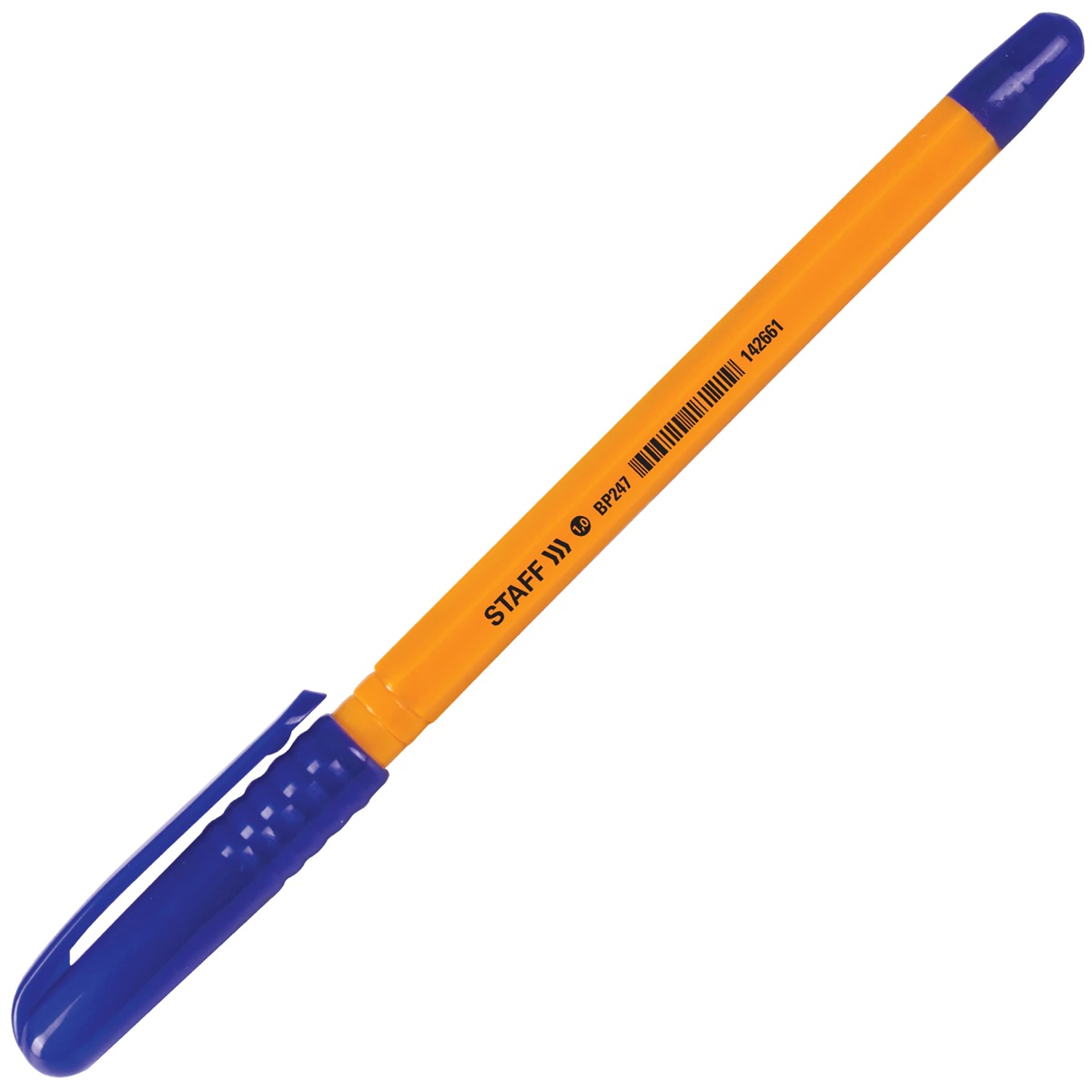 Ручка шариковая синяя Staff Everyday bp-247 orange линия 0,5 мм