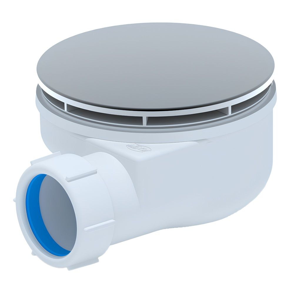 Сифон для душевого поддона 1 1/2"х40 h53 мм вальцовка АНИпласт Е350VAL