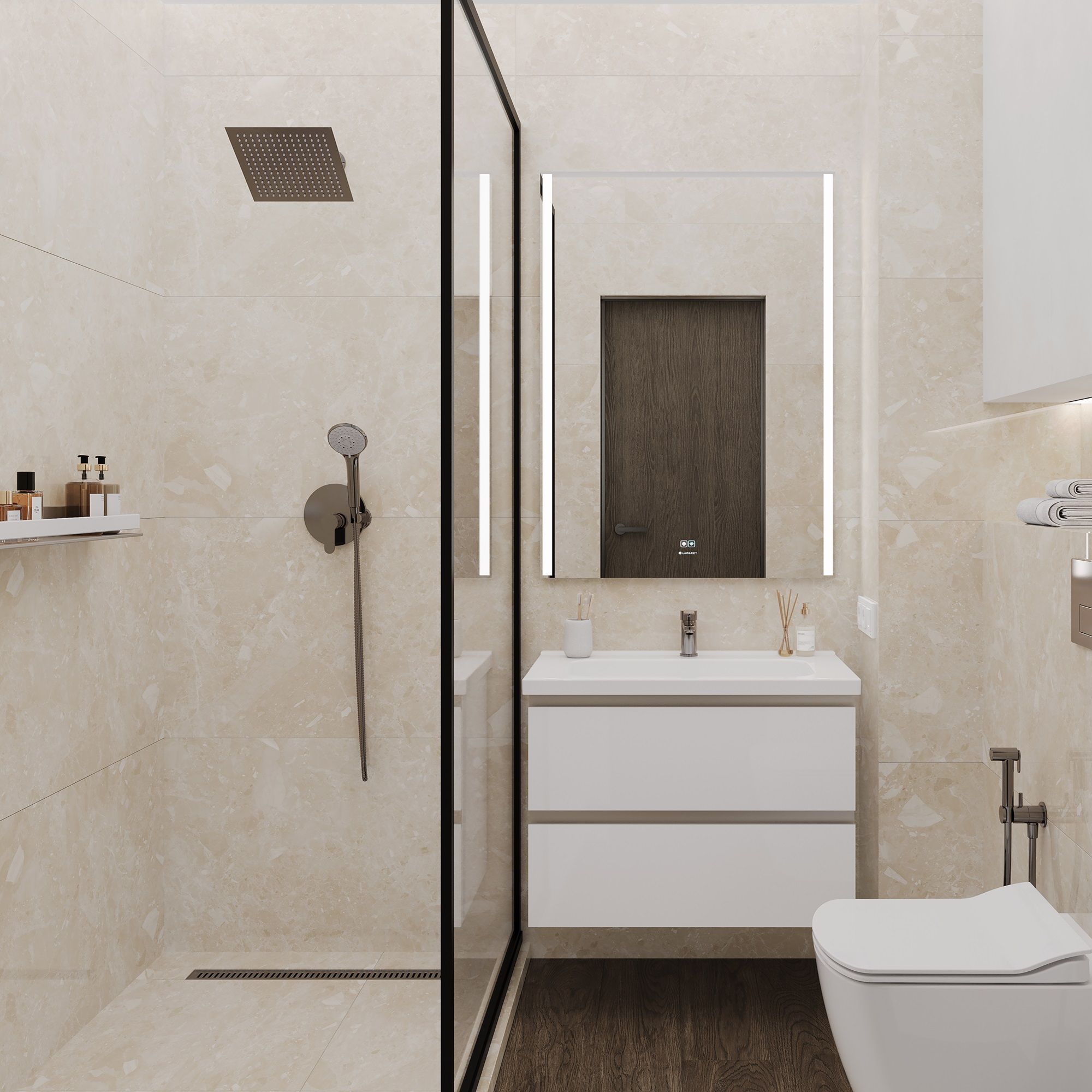 Керамогранит Ceradim Mramor Purple Beige 60х60 см бежевый полированный 1,44 м2