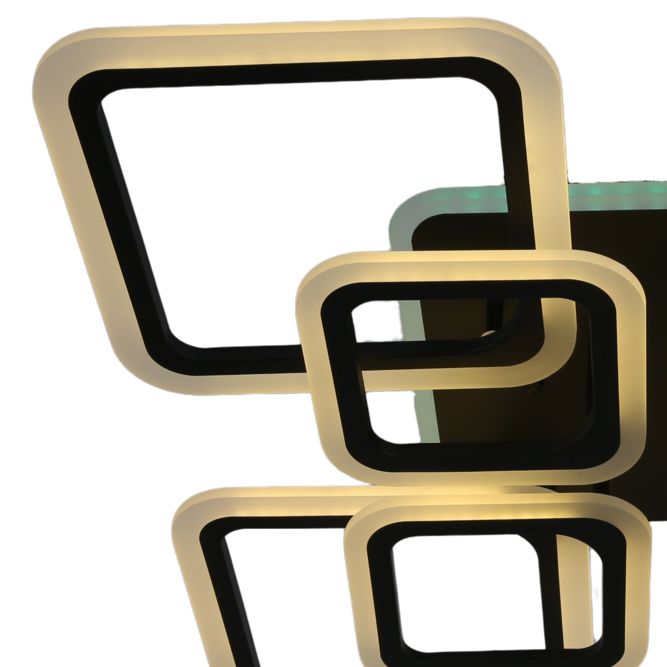 Светильник LED Decor Lite 5010 144Вт 3000-6000К 540х540 мм RGB подсветка с пультом ДУ черный