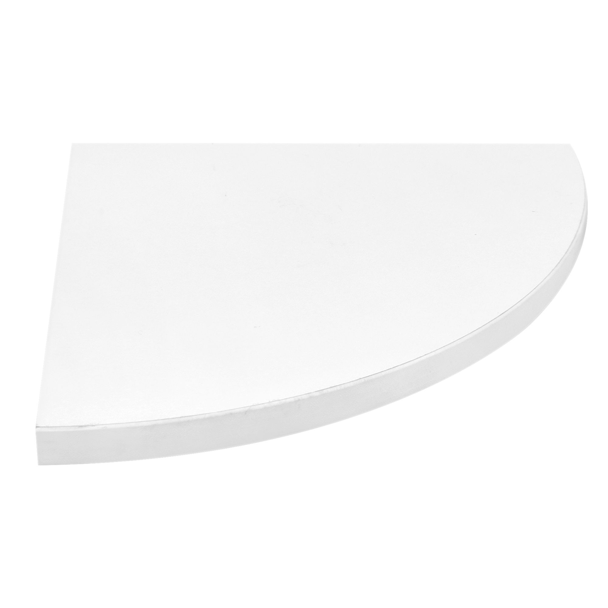 Полка настенная угловая ПЗ-35 350х350х16 мм ЛДСП Белый