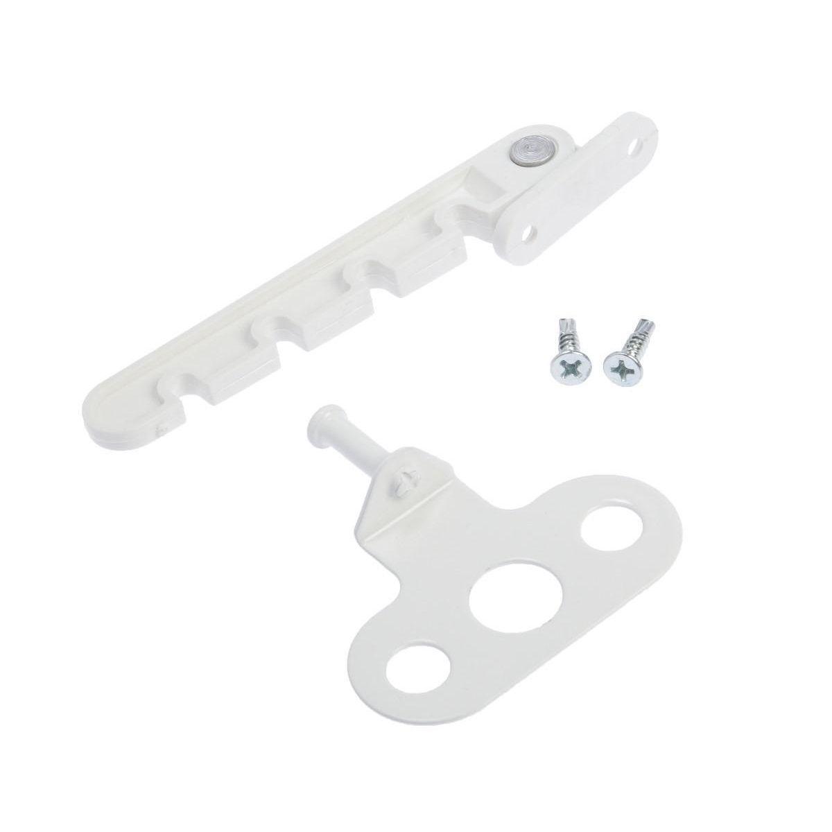 Ограничитель открывания 4-х позиционный пластиковый белый