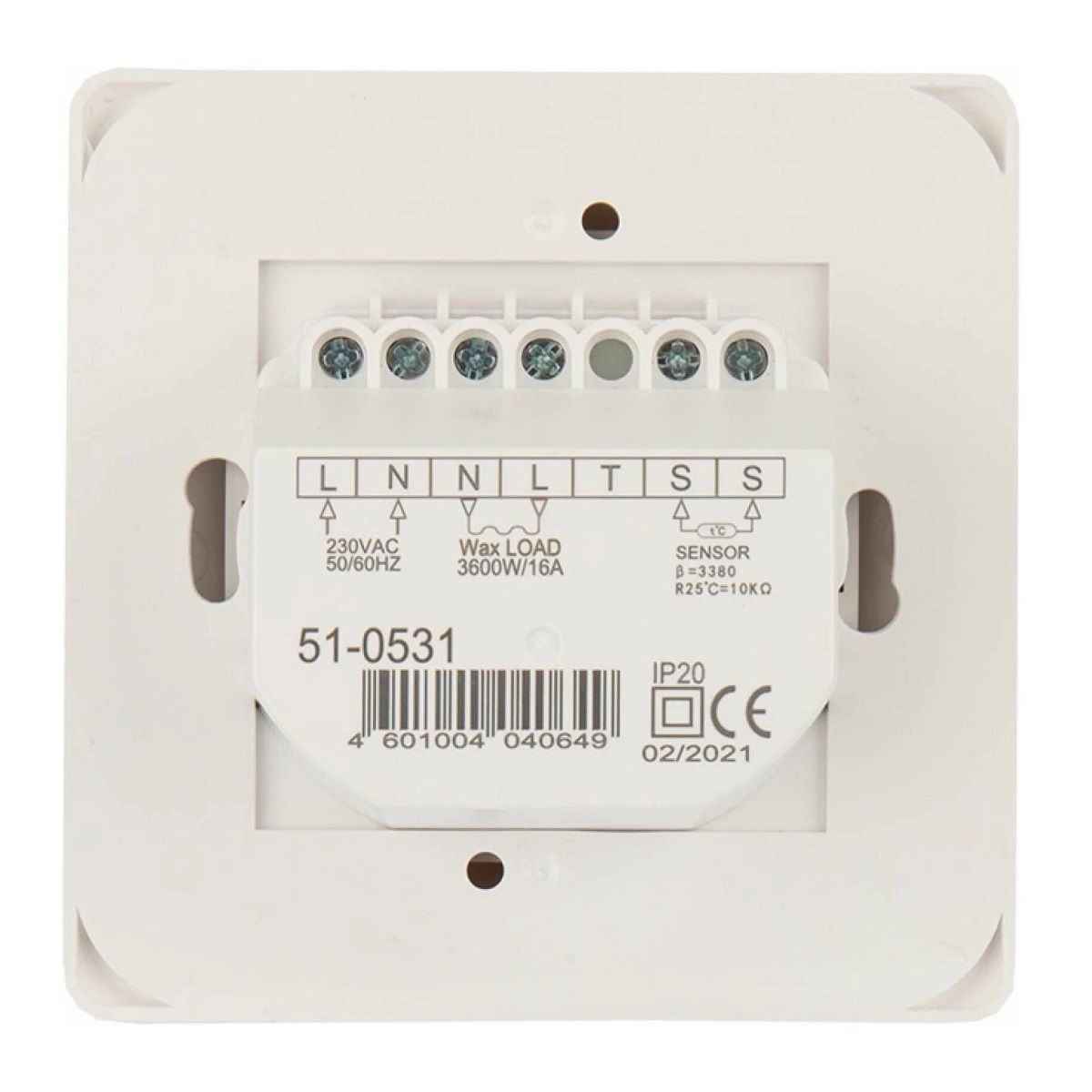 Терморегулятор механический с датчиком температуры пола (3500Вт) REXANT