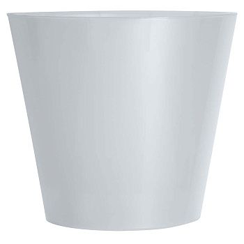 Горшок цветочный Фиджи Орхид белый перламутр 16 см 1,6 л