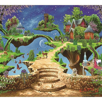 Волшебная страна Ф 071 Фотопанно 300*270 см камушек