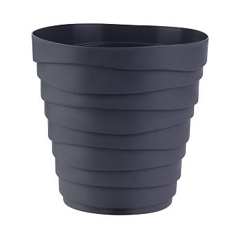 Кашпо Бархан антрацит 2,25 л