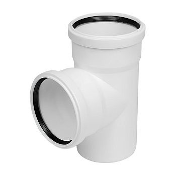 Тройник малошумной канализации 110х110 мм 90° Уют Контур