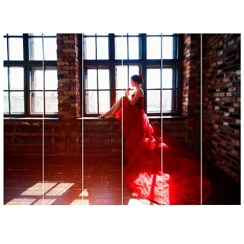 Картина на досках 40*60 см Грусть