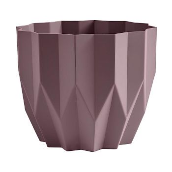 Кашпо Геометрия пыльная роза 0,8 л КШ-4114