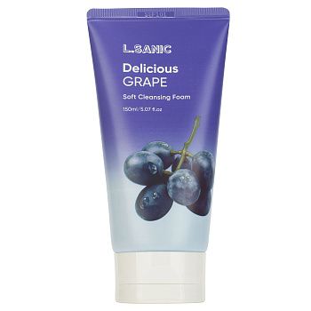 Пенка для умывания L.Sanic Очищающая с экстрактом винограда 150 мл