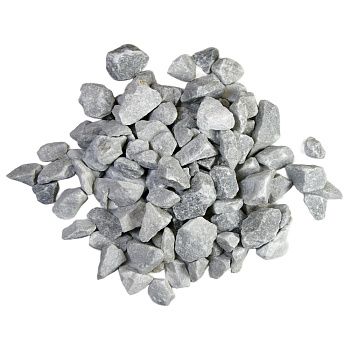 Крошка мраморная серая 10 кг фракция 5-10 мм