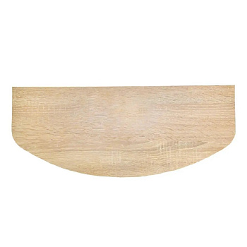 Полка настенная ПФ-60 600х250/160х16 мм ЛДСП Дуб Сонома