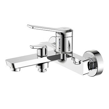 Смеситель для ванны Iddis Parker PARSB02i02WA однорычажный короткий излив