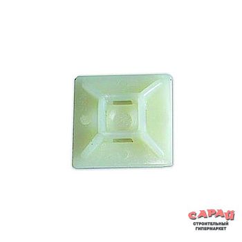 Площадка для бандажа бесцветная самоклеящаяся 19х19 мм 8 шт