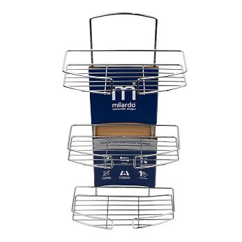 Полка для ванной 3-х ярусная 13 Milardo 013W030M44
