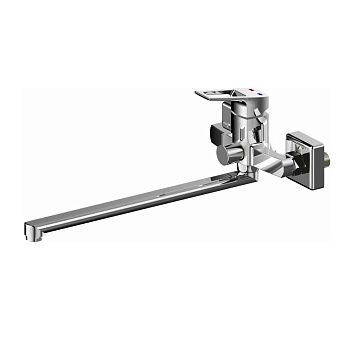 Смеситель для ванны Milardo Atlantic ATLSBLCM10 однорычажный длинный излив керамич дивертор