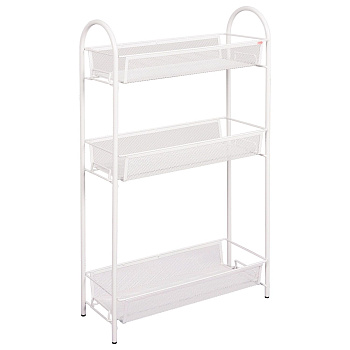 Этажерка Ладья 13 410х750х170 мм 3 секции белая