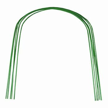 Дуги для парника металл в ПВХ 2,5 м 6 шт Садовита