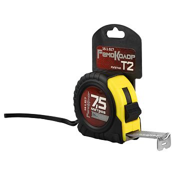 Рулетка 7,5 м х 25 мм РемоКолор T2 15-1-517