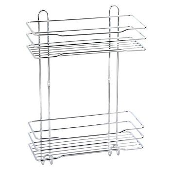 Полка для ванной 2-х ярусная 40х15х27 см