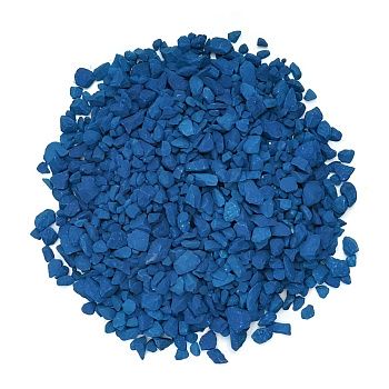 Крошка мраморная синяя 4 кг фракция 5-10 мм