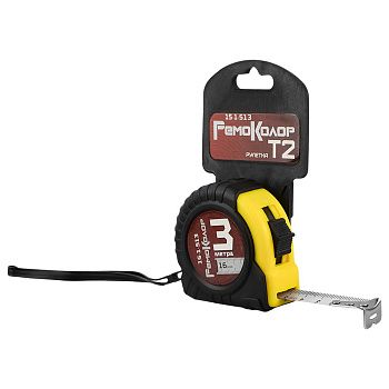 Рулетка 3 м х 16 мм РемоКолор T2 15-1-513