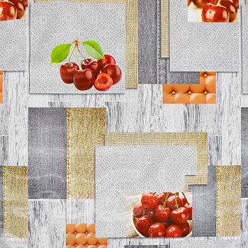 Клеенка ПВХ на тканевой основе Dekorelle Adèle 425 1,4 м