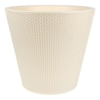 Горшок цветочный Velvet светло-бежевый 20 см 4 л